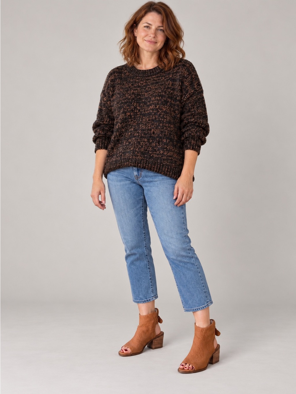 Lucky Brand Open-Toe Block Heel Boot Sandals - Women